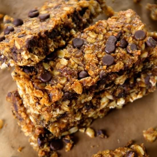 Soft and Chewy Pumpkin Granola Bars