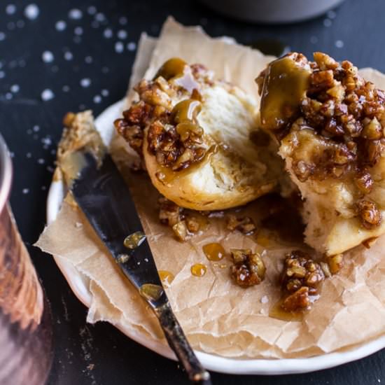 Wholemeal Maple Pecan Buns