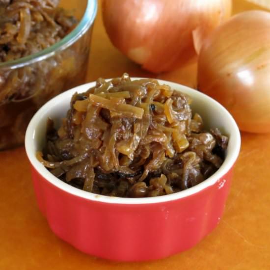 Slow Cooker Caramelized Onions