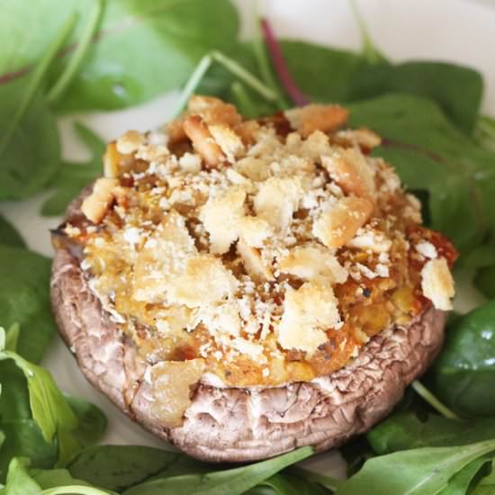 Oven baked stuffed Portabellas