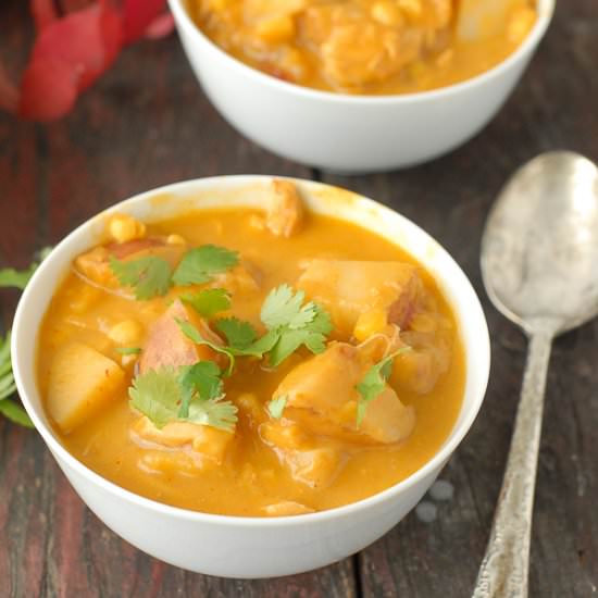 Slow Cooker Spicy Pumpkin Chowder
