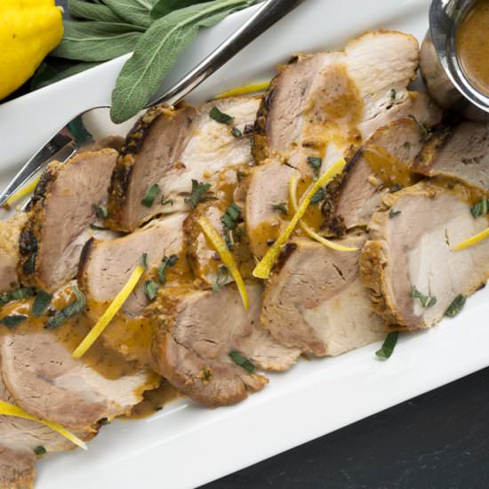 Pork Loin Braised in Milk and Cream