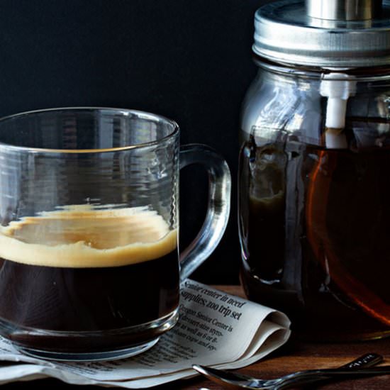 Homemade Vanilla Coffee Syrup