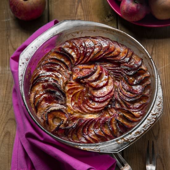 Apple clafoutis