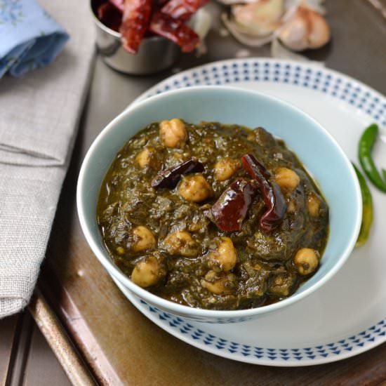 Chickpeas with Greens