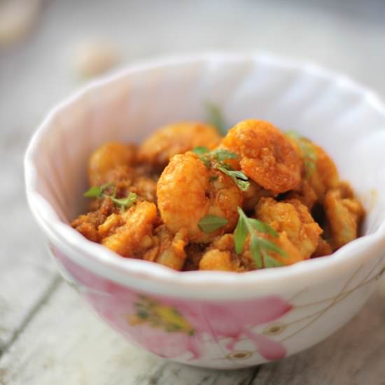 Spicy Prawn Masala