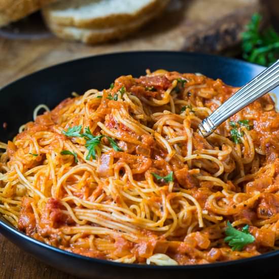 Tomato Cream Pasta