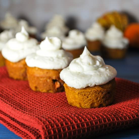Pumpkin & Butterscotch Cupcakes