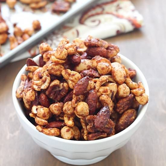 Healthy Spiced Nuts