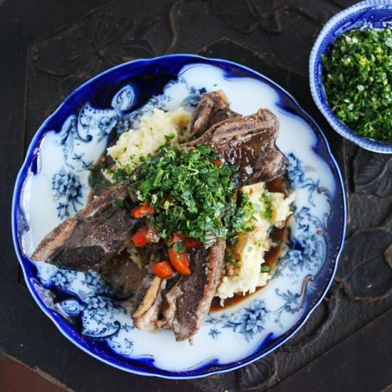 Rum and Coke Braised Beef Ribs