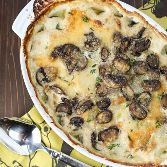 Provolone and Potato Gratin
