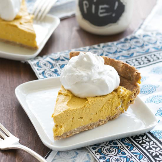 Creamy Pumpkin Coconut Pie