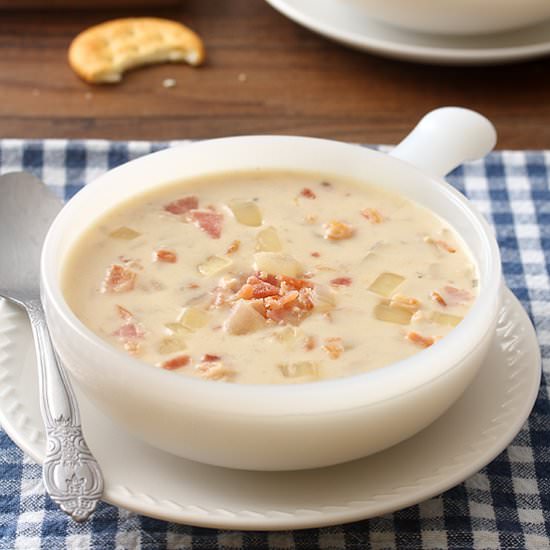 Creamy Onion Bacon Soup
