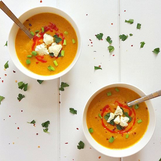 Curried Cauliflower Soup