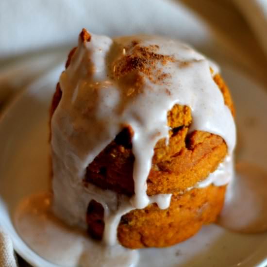 Pumpkin Chai Choc Chip Mini Cakes