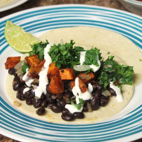 Roasted Sweet Potato Tacos