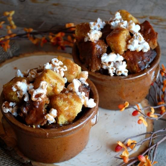 Pumpkin Cornbread Pudding