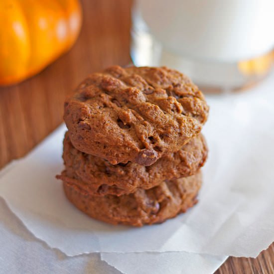Chocolate Chip Pumpkin Cookies