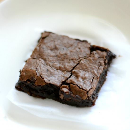 Healthy low fat brownie