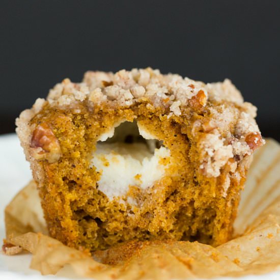 Pumpkin-Cream Cheese Muffins