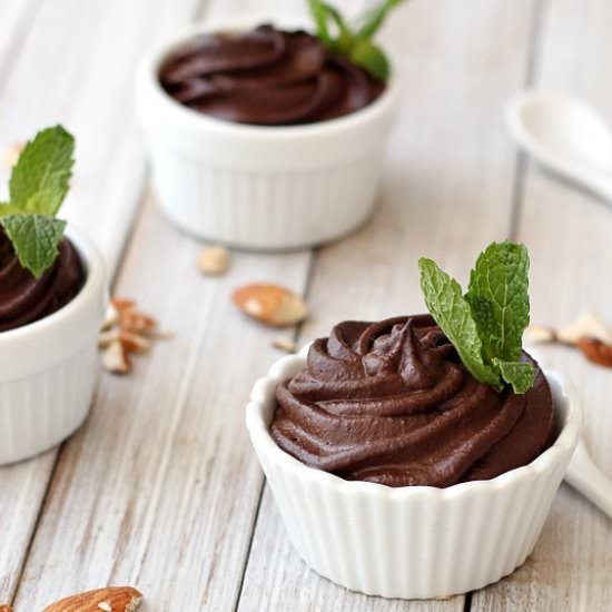 Avocado chocolate mousse
