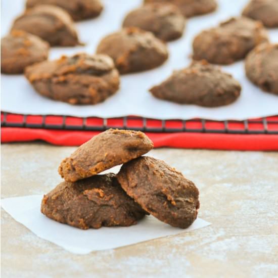 Pumpkin Spice Gingerbread Cookies