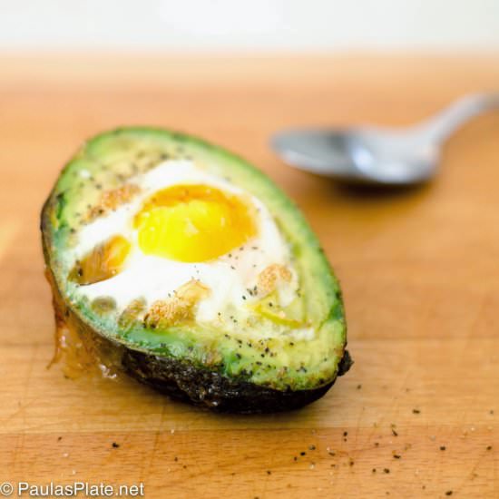Avocado with Baked Egg
