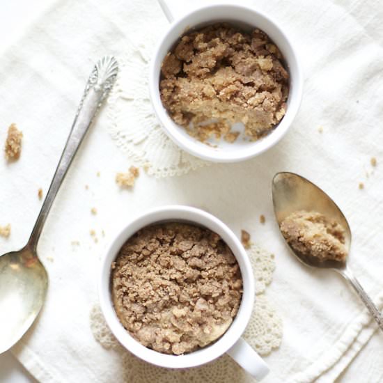 1-Minute Coffee Cake In A Mug