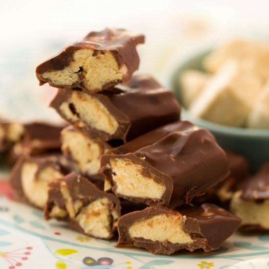 Vegan Rocky Road Candy Bars