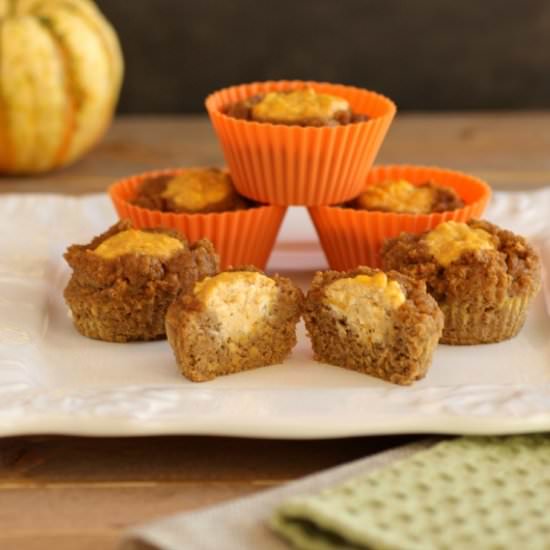 Sour Cream Pumpkin Butter Muffins