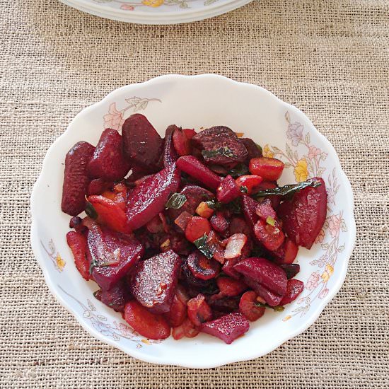Stir fry beets and carrots recipe