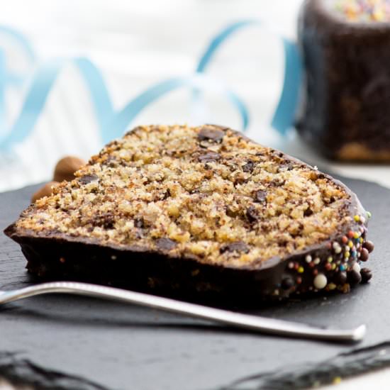 Colorful Chocolate Nut Cake