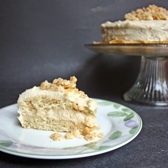 Frito cheesecake layer cake. Vegan