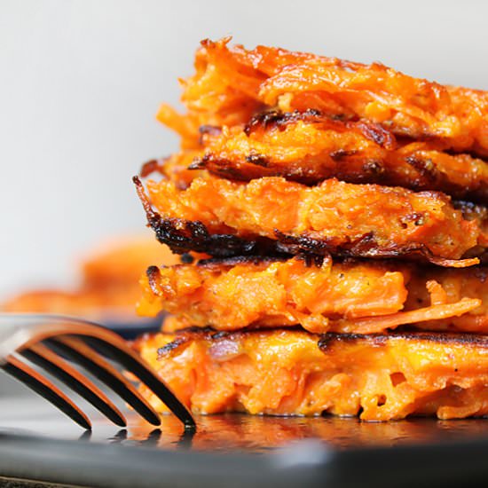 The Best Savory Carrot Pancakes