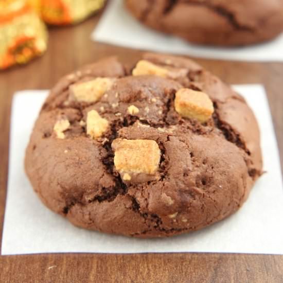 Peanut Butter Cup Chocolate Cookies
