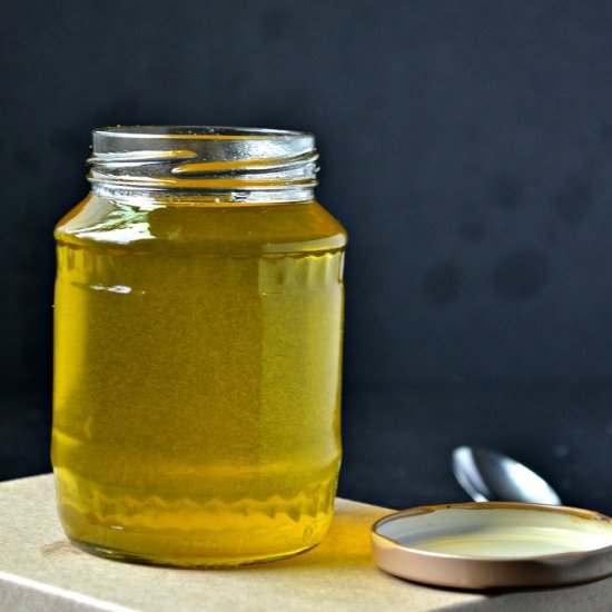 Homemade Ghee from Butter