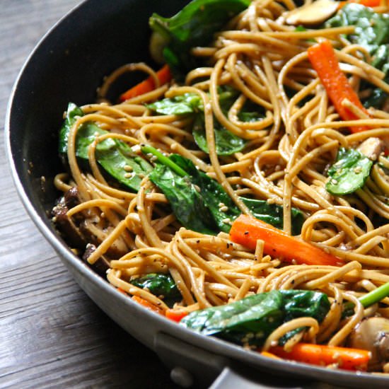 Black Pepper Sesame Noodles