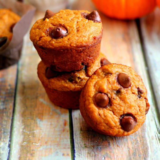 Whole Wheat Pumpkin Muffins