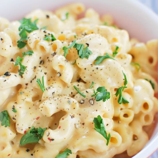 Crockpot Three Cheese Mac & Cheese