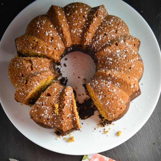 Sweet Potato Chocolate Nut Cake