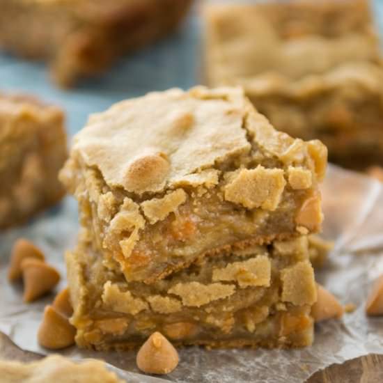 Butterscotch Blondie Gooey Bars