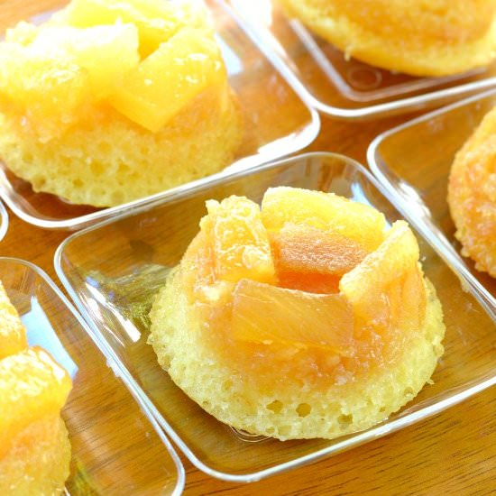 Mini Pineapple Upside Down Cakes
