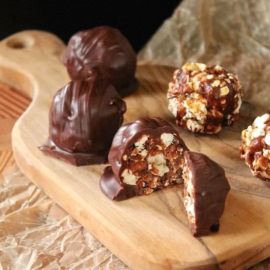 Vegan “Mars Bars” Chocolate Truffle