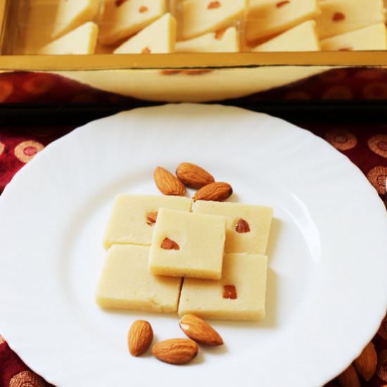 Almond Burfi