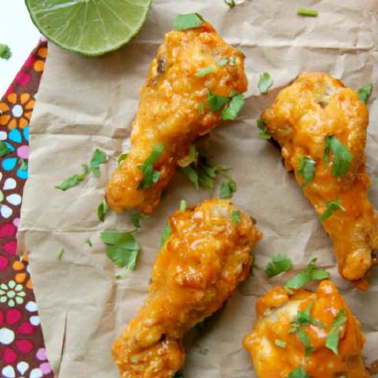 Baked “Skinny” Buffalo Chicken Wing