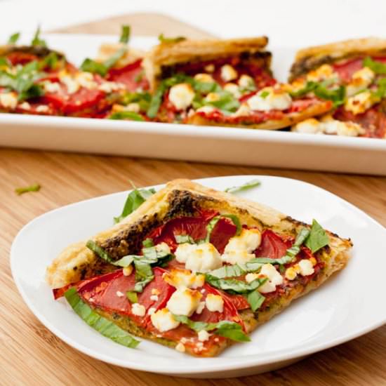 Heirloom Tomato Puff Pastry Tart
