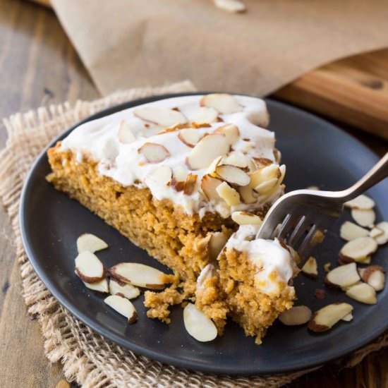 Almond Pumpkin Spice Breakfast Cake