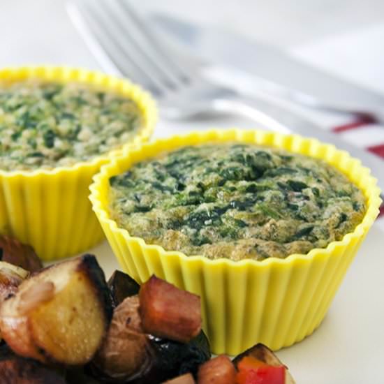 Green Eggs and Ham Muffins