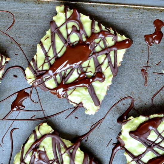 Raw Avocado Cookies Bars
