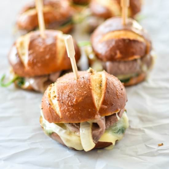 Baked Roast Beef Sliders